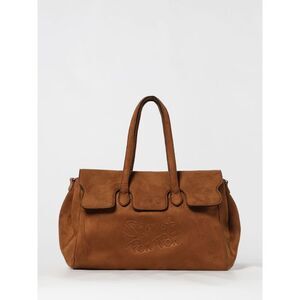 Secret Pon-Pon Shoulder Bag Woman Leather